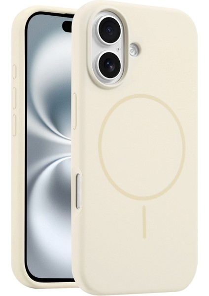 iPhone 16 Plus Kılıf Rio Manyetik Şarj Özellikli Lansman Kapak