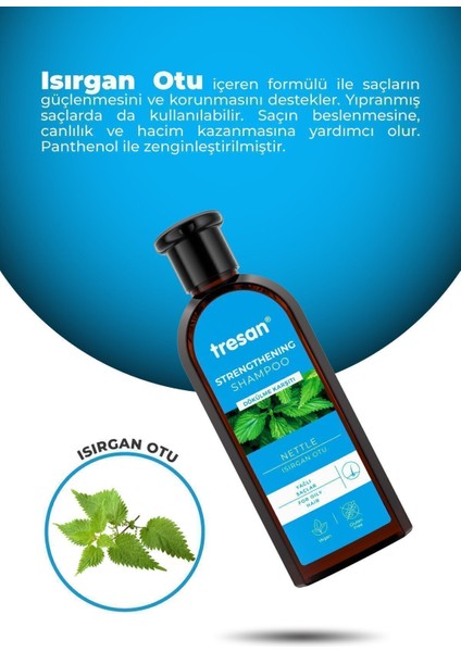 Tresan Isırgan Otu Bakım Şampuanı Yağlı Saçlar Için 300 ml x 2 Adet - Pycos Duş Tarağı Hediyeli indirimleri