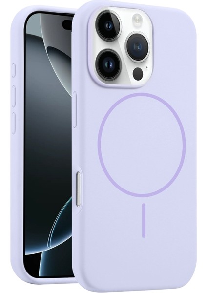 iPhone 16 Pro Kılıf Rio Manyetik Şarj Özellikli Lansman Kapak