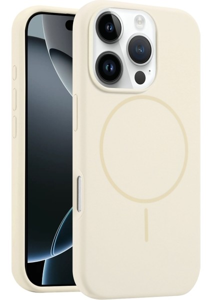 iPhone 16 Pro Kılıf Rio Manyetik Şarj Özellikli Lansman Kapak