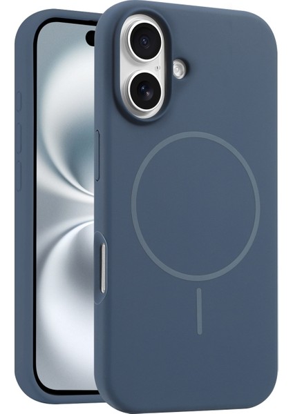 iPhone 16 Plus Kılıf Rio Manyetik Şarj Özellikli Lansman Kapak