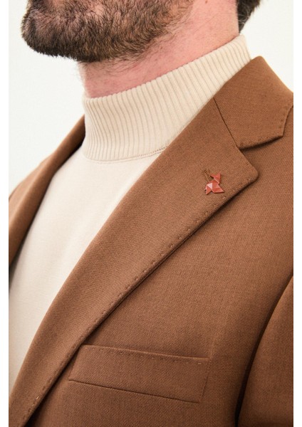 Düz Slim Fit Mono Yaka Torba Cepli Metal Düğmeli Erkek Ceket fiyatları