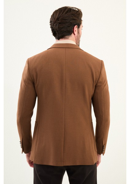 Düz Slim Fit Mono Yaka Torba Cepli Metal Düğmeli Erkek Ceket indirimleri