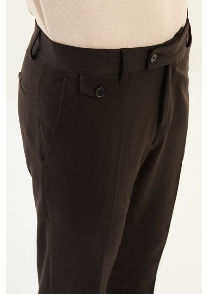 Düz Super Slim Fit Cep Detaylı Erkek Pantolon fiyatları