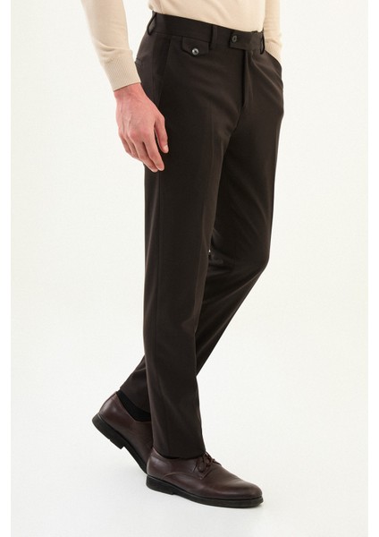 Düz Super Slim Fit Cep Detaylı Erkek Pantolon modelleri