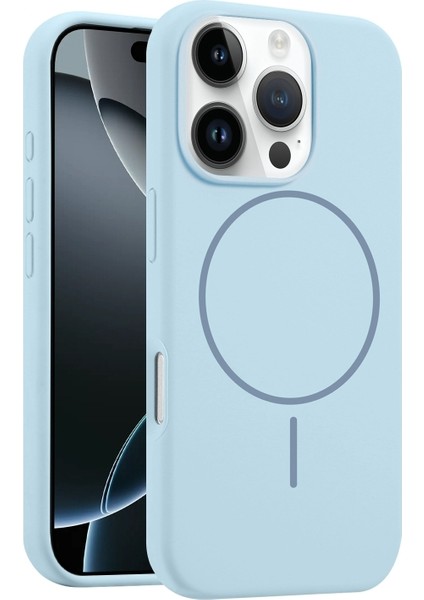 iPhone 16 Pro Kılıf Rio Manyetik Şarj Özellikli Lansman Kapak