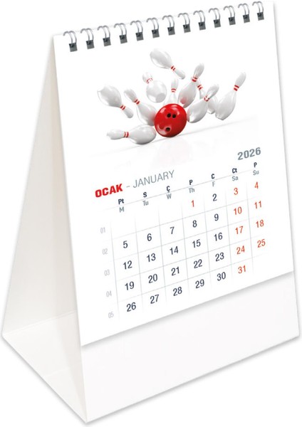 2026 Ofis Piramit Masa Takvimi Dikey Masaüstü Takvim 21X17 cm modelleri