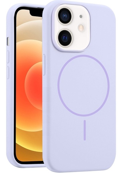 iPhone 12 Kılıf Rio Manyetik Şarj Özellikli Lansman Kapak