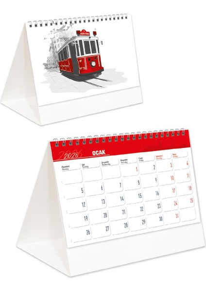 2026 Büyük Boy Gemici Takvimi Istanbul + Istanbul Piramit Takvimi modelleri