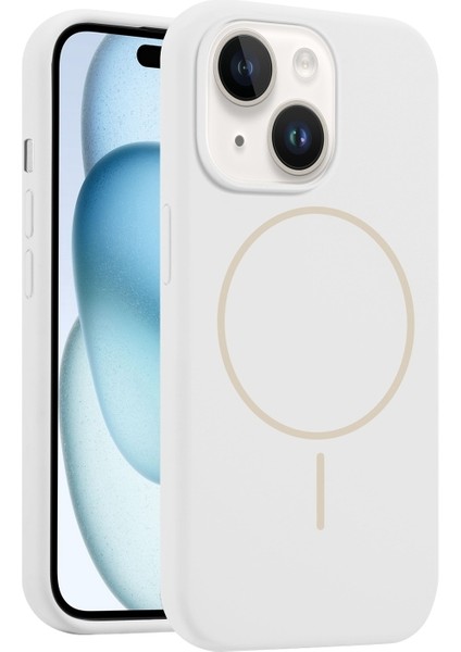 iPhone 14 Plus Kılıf Rio Manyetik Şarj Özellikli Lansman Kapak
