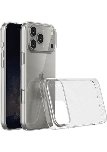 Apple iPhone 17 Pro Max ile Uyumlu Kamera Korumalı Şeffaf Silikon Kılıf fırsatları