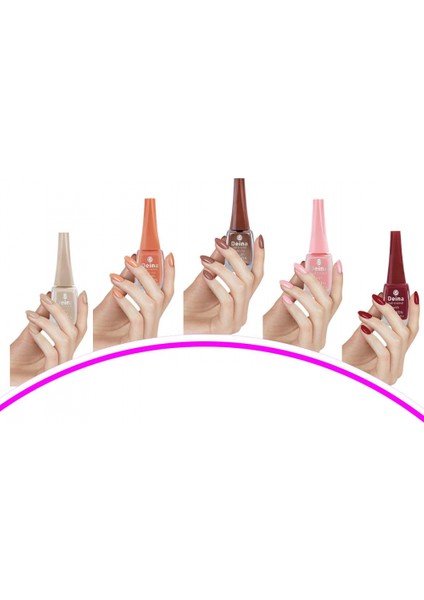 5 Adet Keratinli Besleyici Oje 14 ml Set6