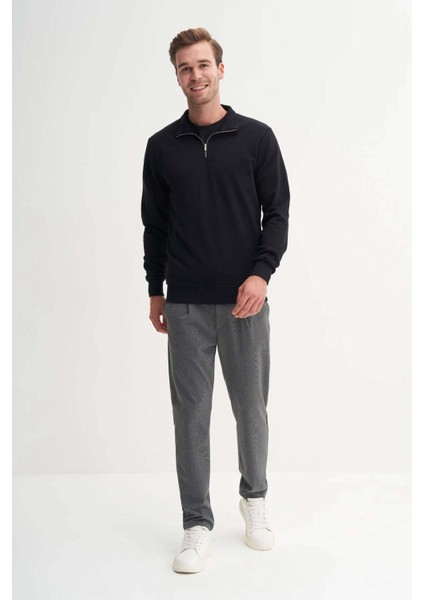 Siyah Erkek Sweatshirt 53270