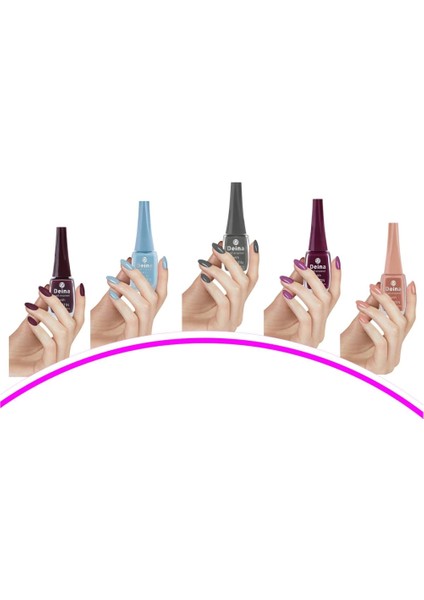 5 Adet Keratinli Besleyici Oje 14 ml SET11