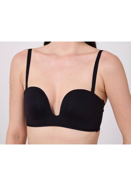 Freshness MSF05 Destekli V Dekolte Lazer Kesim Sütyen