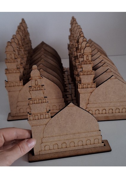 20 Adet Mescidi Nebevi Ahşap Boyama Dini Aktivite Okul Kurs Etkinlik Mevlid Kandili Seti modelleri