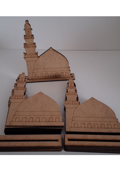 20 Adet Mescidi Nebevi Ahşap Boyama Dini Aktivite Okul Kurs Etkinlik Mevlid Kandili Seti indirimleri