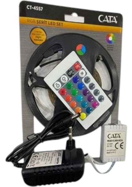 4557 Rgb Şerit LED Seti 5 Metre