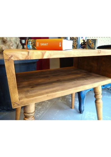 Doğal Çam Ağacından Masif Komodin Sehpa fiyatları