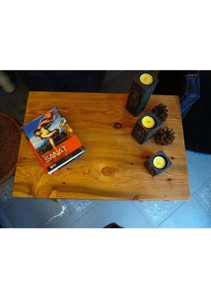 Doğal Çam Ağacından Masif Komodin Sehpa modelleri