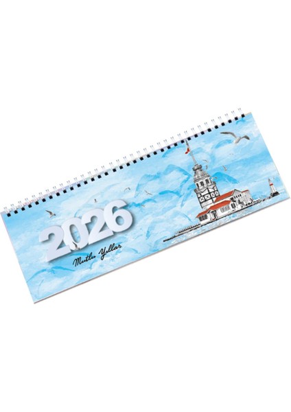2026 Haftalık Masa Takvimi Masa Sümeni Küçük Boy 31X11 cm fiyatları