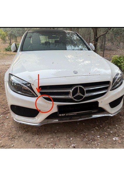 Mercedes W205 C200 Ön Tampon Çeki Demiri Kapağı Oem A2058850724