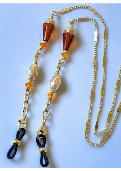 Bayan Gözlük Zinciri Kristal ve Inci Ritüeli – Altın Zincirli Vintage Gözlük Zinciri fırsatları