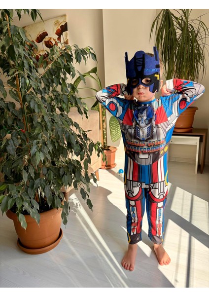 Unisex Çocuk Transformers Optimus Kostümü - Transformers Optimus Çocuk Kıyafeti modelleri