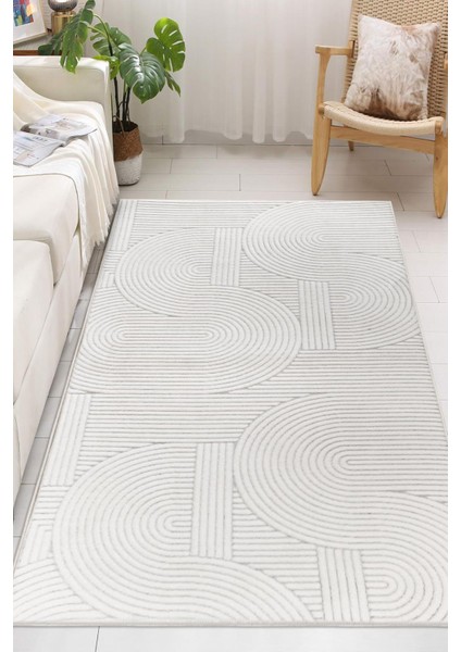 Yumuşak Dokulu Iskandinav Dekoratif Kaymaz Taban Yıkanabilir Yolluk Antre Hol Halısı Salon Halısı