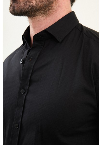 Desenli Slim Fit Uzun Kollu Erkek Gömlek fiyatları