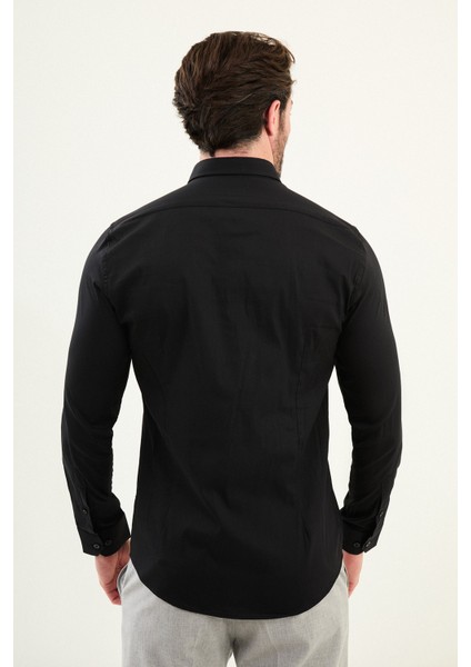 Desenli Slim Fit Uzun Kollu Erkek Gömlek modelleri