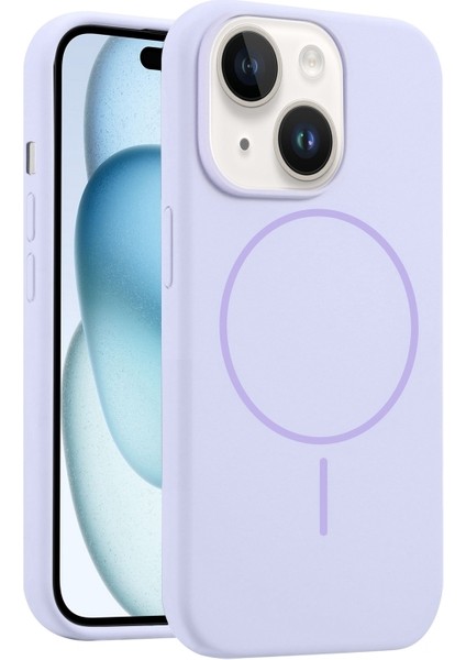 iPhone 14 Plus Kılıf Rio Manyetik Şarj Özellikli Lansman Kapak