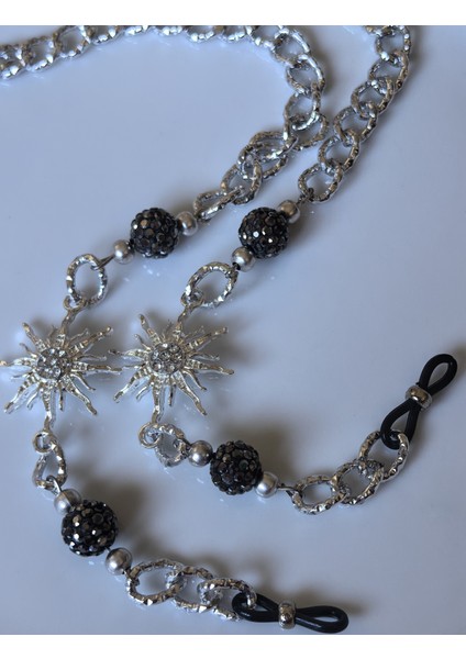 Bayan Gözlük Zinciri Kuzey Yıldızı Figürlü El Yapımı Fimo Boncuklu Gözlük Zinciri – Zirkon Işıltı fiyatları