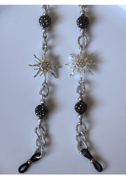 Bayan Gözlük Zinciri Kuzey Yıldızı Figürlü El Yapımı Fimo Boncuklu Gözlük Zinciri – Zirkon Işıltı fırsatları