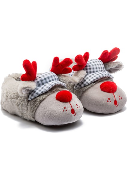 Kep Kadın Hayvanlı Panduf Gri 36/41 fiyatları