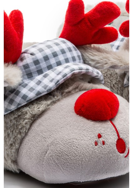 Kep Kadın Hayvanlı Panduf Gri 36/41 modelleri