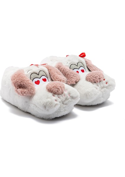 Ani Kadın Hayvanlı Panduf Beyaz-Pembe 36/41 fiyatları