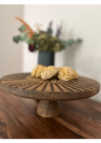 Doğal Ahşap Sunumluk Standı , Ahşap Kek Standı , Ahşap Meyve Tabağı , Ayaklı Doğal Ahşap Sunumluk fırsatları