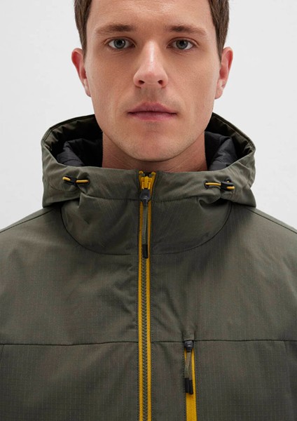 Kapüşonlu Yeşil Ceket 0110606-88487 indirimleri