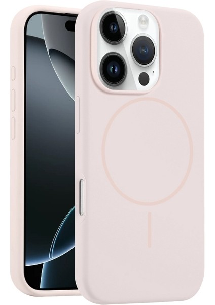 iPhone 16 Pro Kılıf Rio Manyetik Şarj Özellikli Lansman Kapak