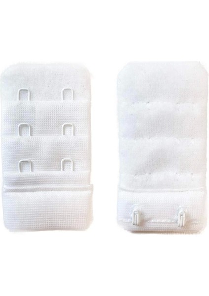 4 Adet Agraf Sütyen Uzatma Kopçası 3 Sıra / 2 Kanca Siyah Beyaz Ten Gri modelleri