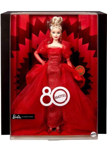 JBJ17 Mattel 80. Yıl Dönümü Koleksiyon Bebek - Sarışın fiyatları