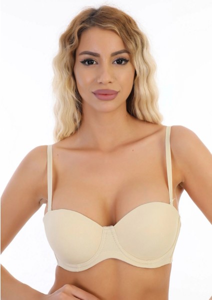 Nurteks 192 Desteksiz Straplez Sütyen