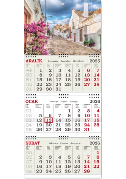 2026 Orta Boy Kuşe Gemici Takvimi Denizci Duvar Takvimi 31X70 cm fiyatları
