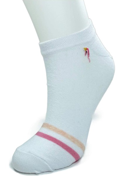 4 Çift Kadın Pamuk Minyatür Baskılı Modern Yumuşak Bilek Çorap fırsatları