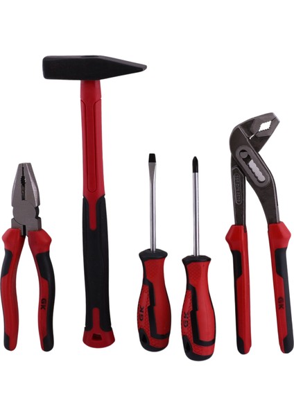 Lokma Anahtar Takımı 58 Parça Pense Tornavida Seti 1/2 3/8 1/4 Yıldız Tork Düz Set Bits Uç Allen Set fırsatları