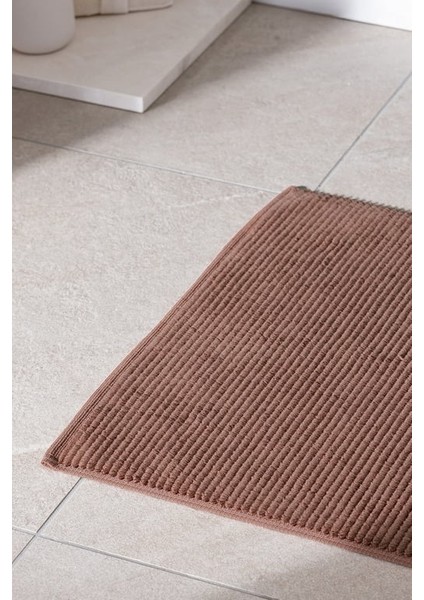 Yeni Sezon Charles %100 Pamuk Ayak Havlusu - Kiremit - 50X80 cm - Kiremit fiyatları