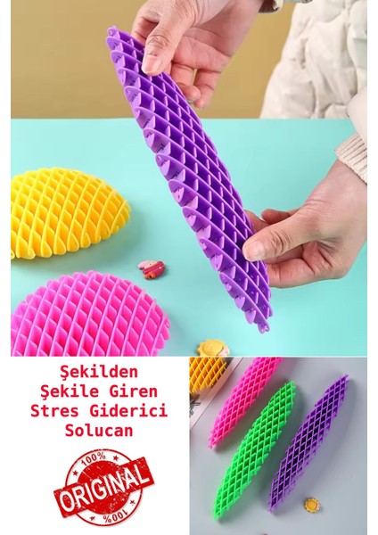 Fidget Solucan - Stres Azaltıcı Oyuncak - 1 Adet