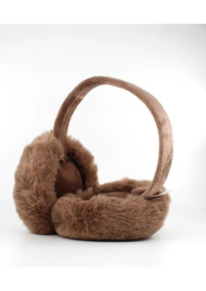 Kadın Soğuktan Koruyucu Soft Peluş Kışlık Kulaklık Kulak Isıtıcı Kahverengi modelleri