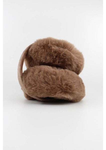 Kadın Soğuktan Koruyucu Soft Peluş Kışlık Kulaklık Kulak Isıtıcı Kahverengi fırsatları